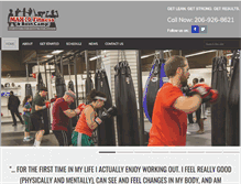 Tablet Screenshot of maxfitnessbootcamp.com